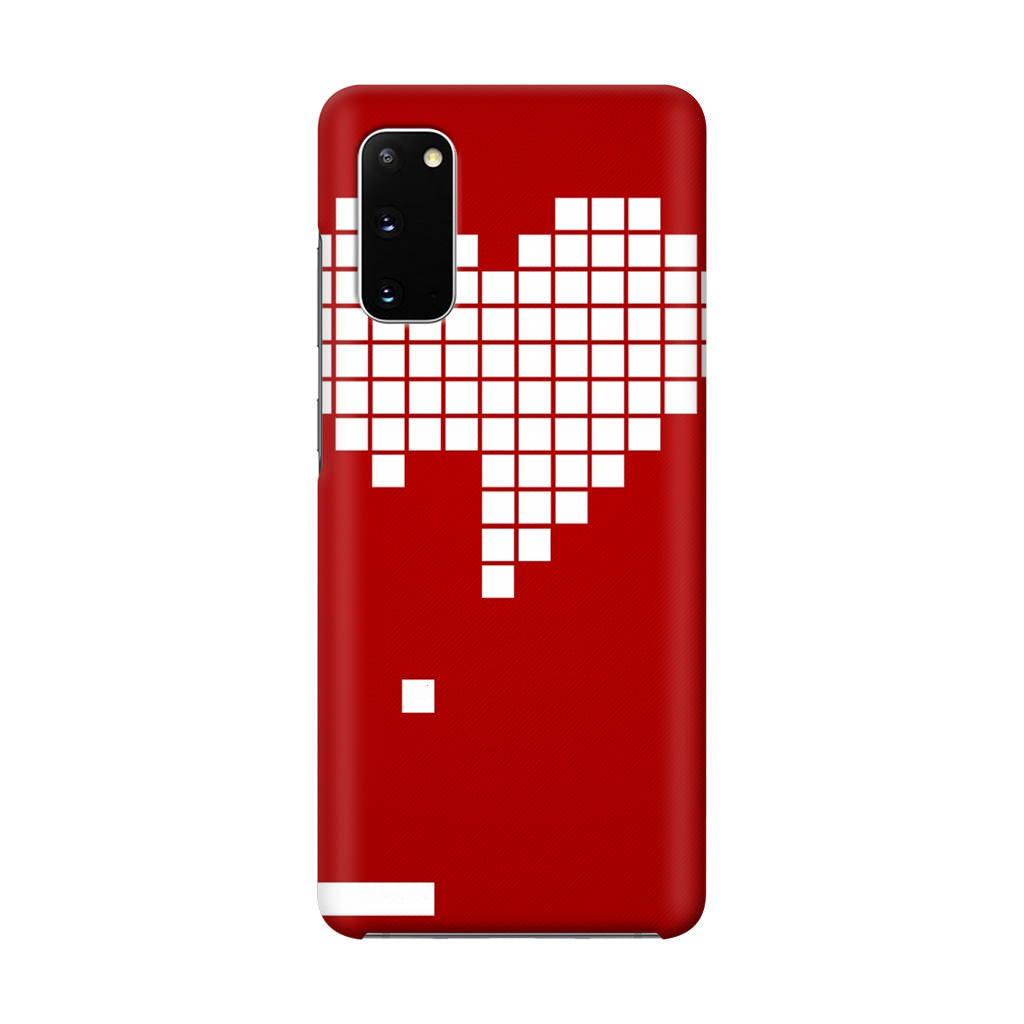 Tetris Heart Galaxy S20 Case