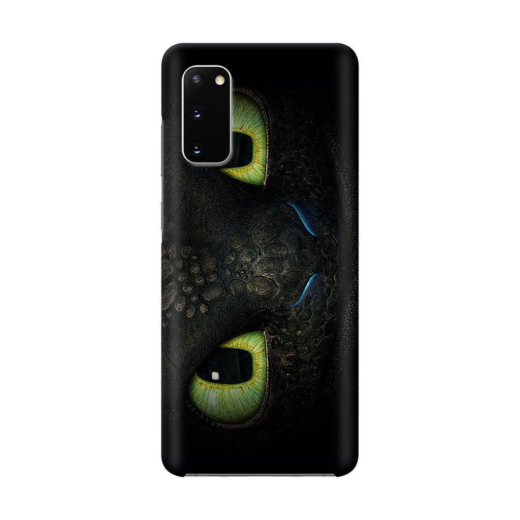 Toothless Dragon Eyes Close Up Galaxy S20 Case