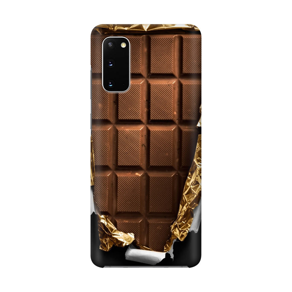 Unwrapped Chocolate Bar Galaxy S20 Case