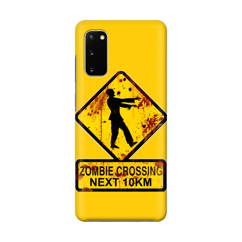 Zombie Crossing Sign Galaxy S20 Case