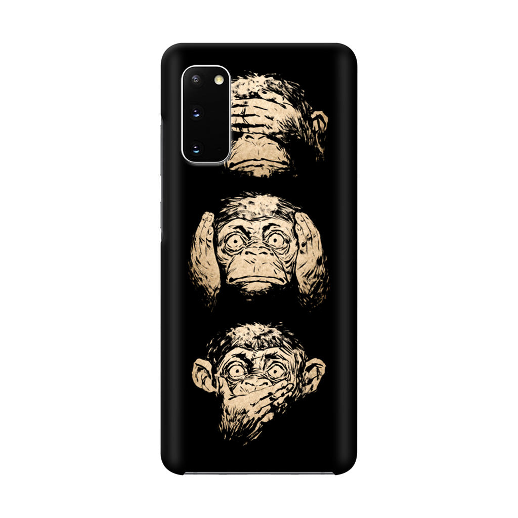 3 Wise Monkey Galaxy S20 Case