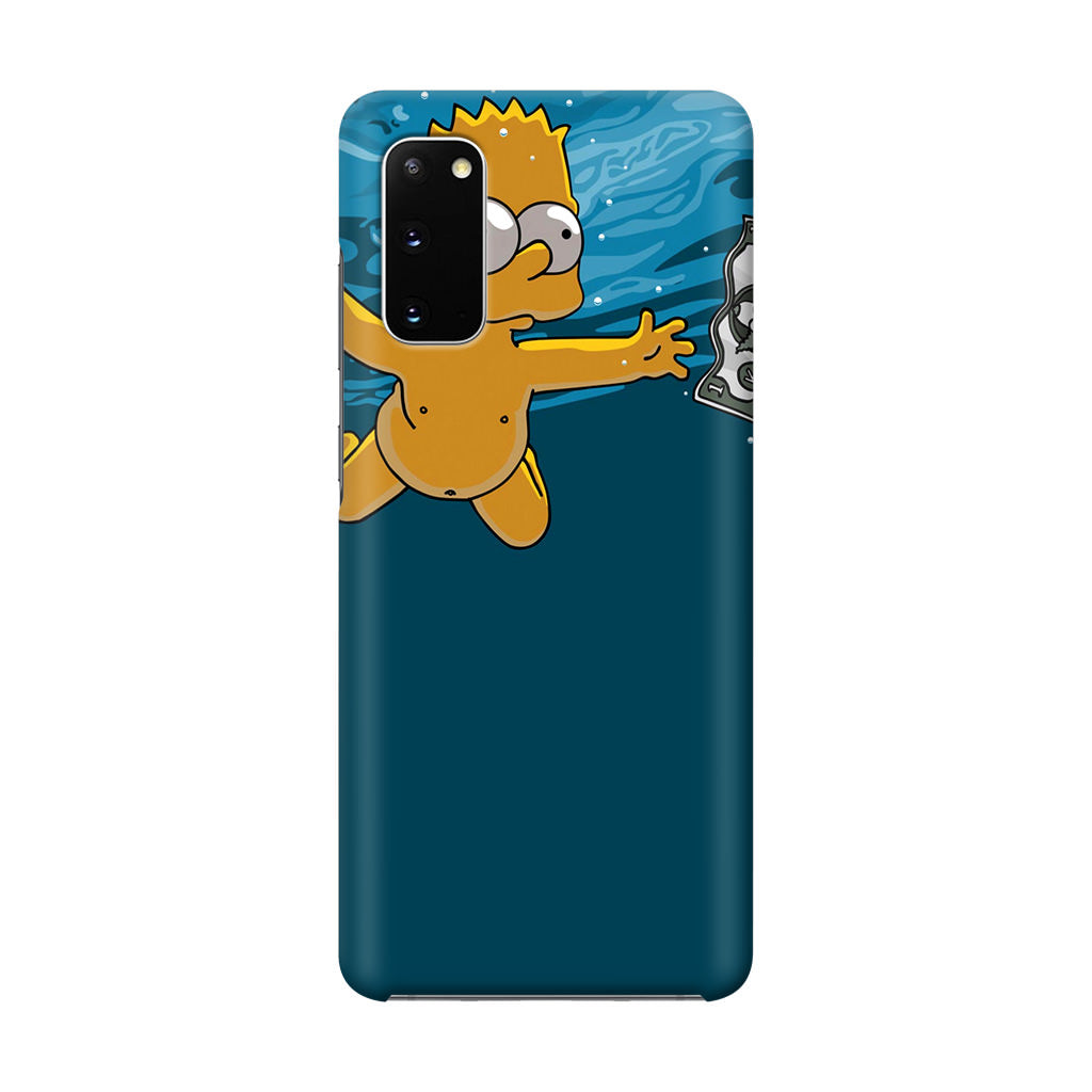 Bart Swimming For Money Galaxy S20 Case