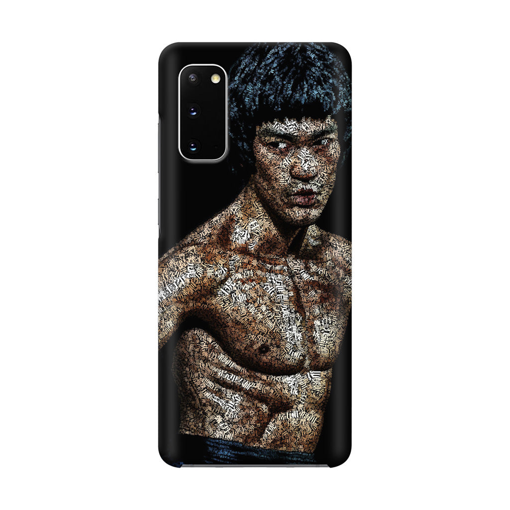 Bruce Lee Typograph Galaxy S20 Case