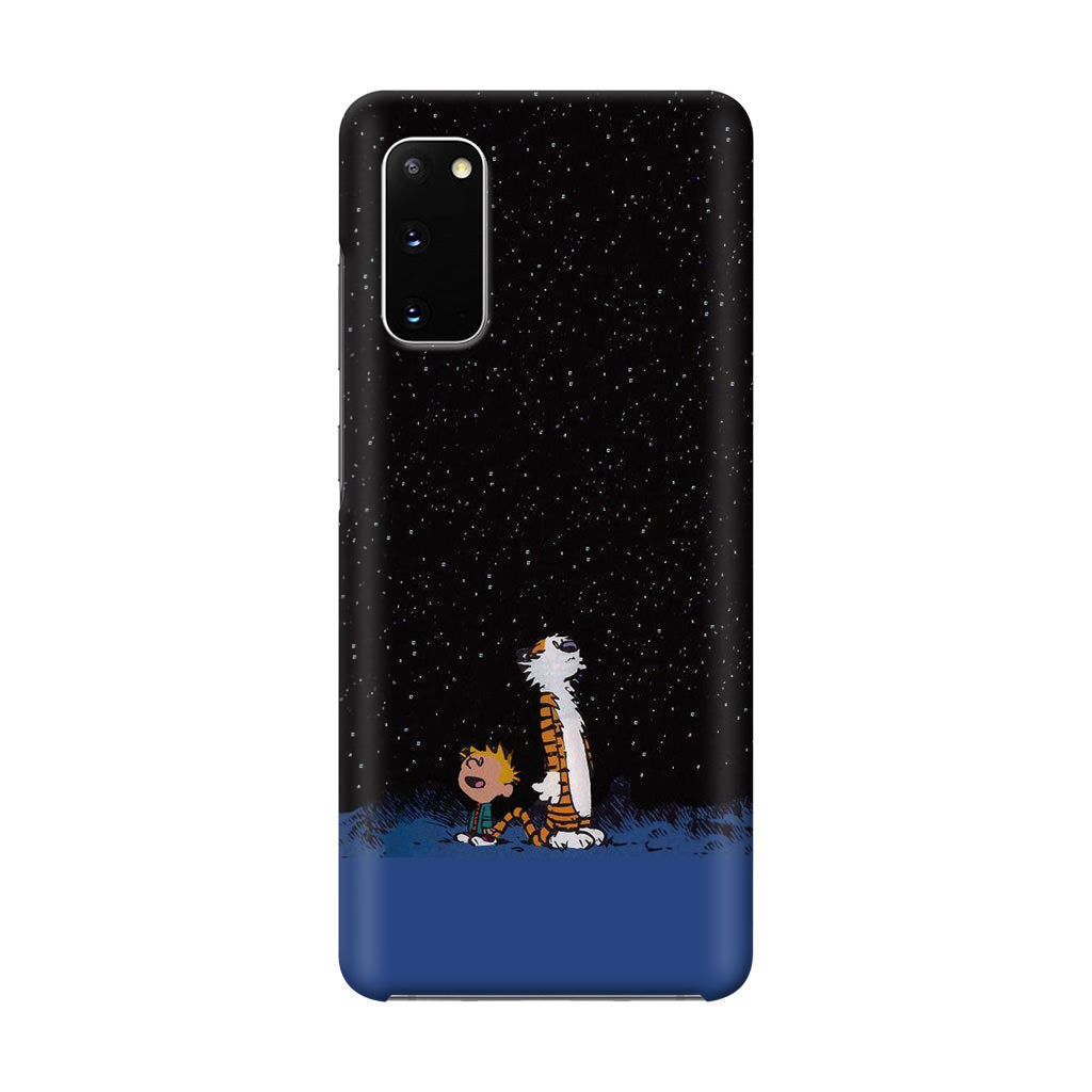 Calvin and Hobbes Space Galaxy S20 Case