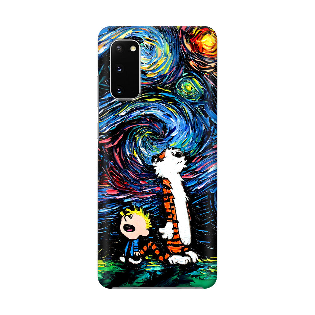 Calvin Art At Starry Night Galaxy S20 Case