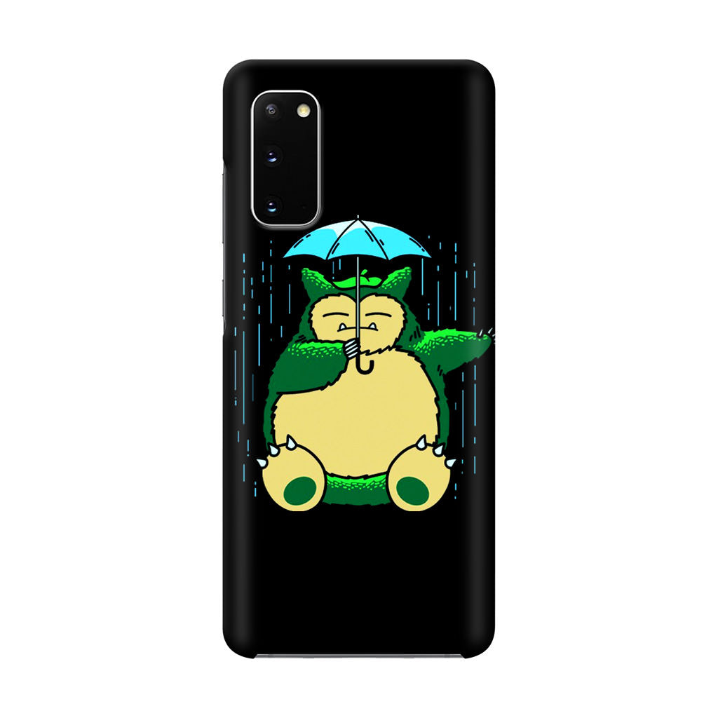 Cute Snorlax Umbrella Galaxy S20 Case