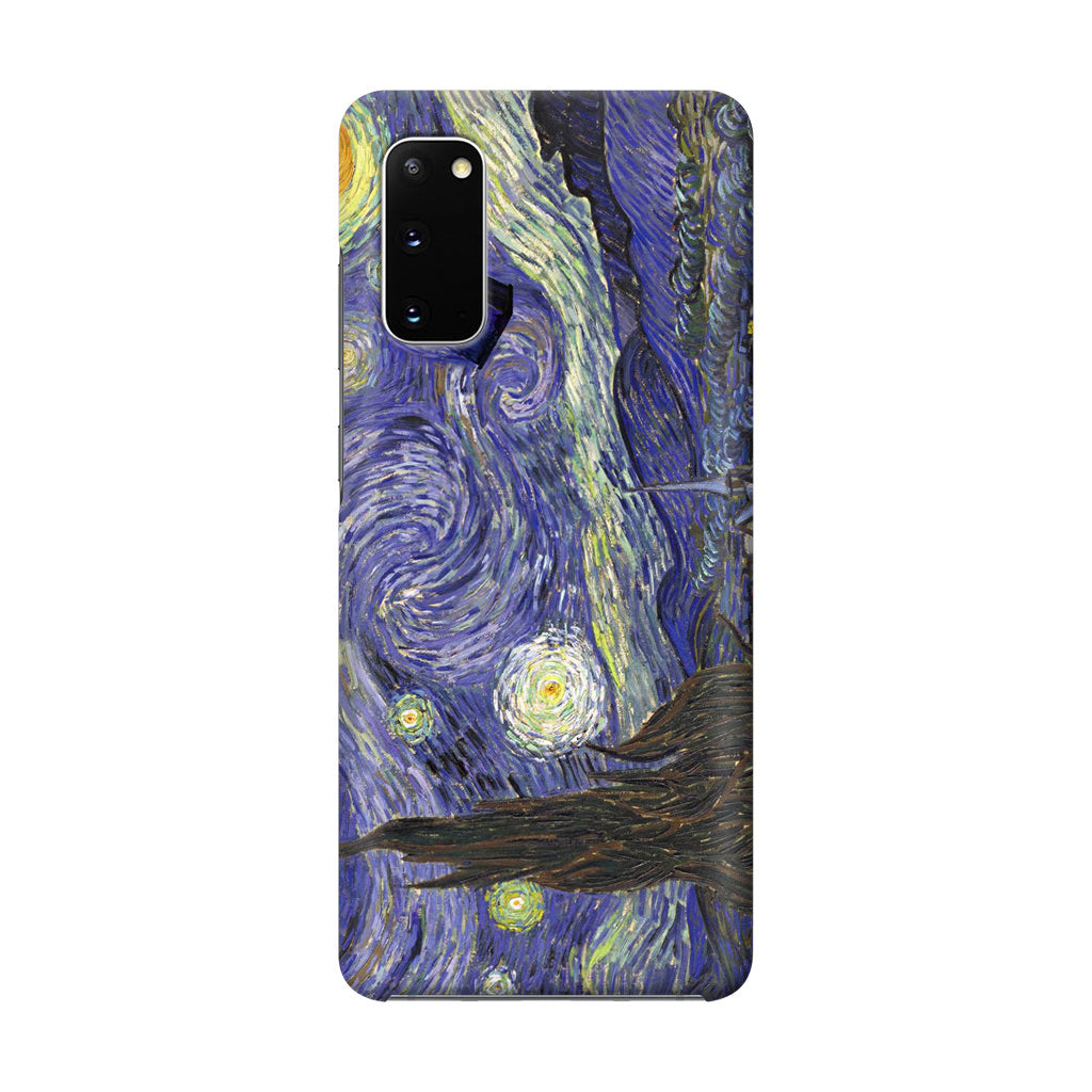 Dr Who Tardis In Van Gogh Starry Night Galaxy S20 Case