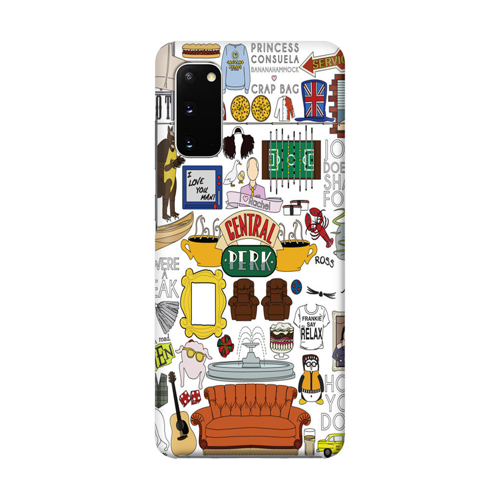 Friends TV Show Central Perk Sticker Galaxy S20 Case