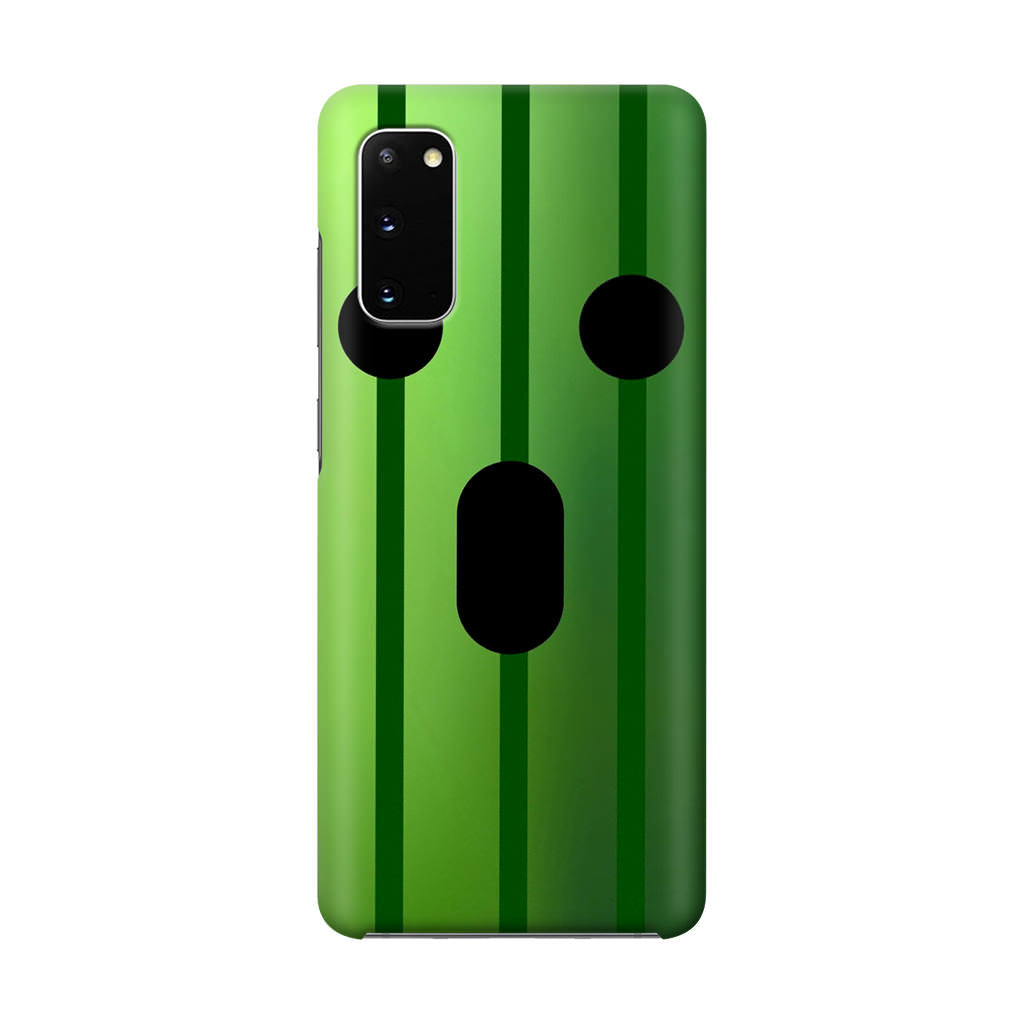 Funny Cactuar Face Galaxy S20 Case