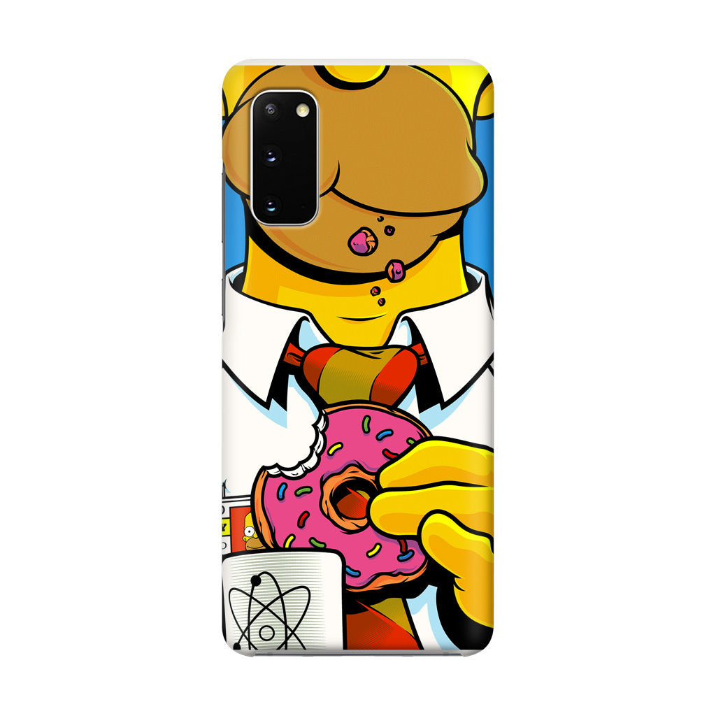 Homer Eats Donut Galaxy S20 Case