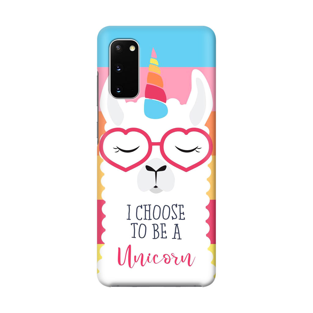 Llama Unicorn Galaxy S20 Case