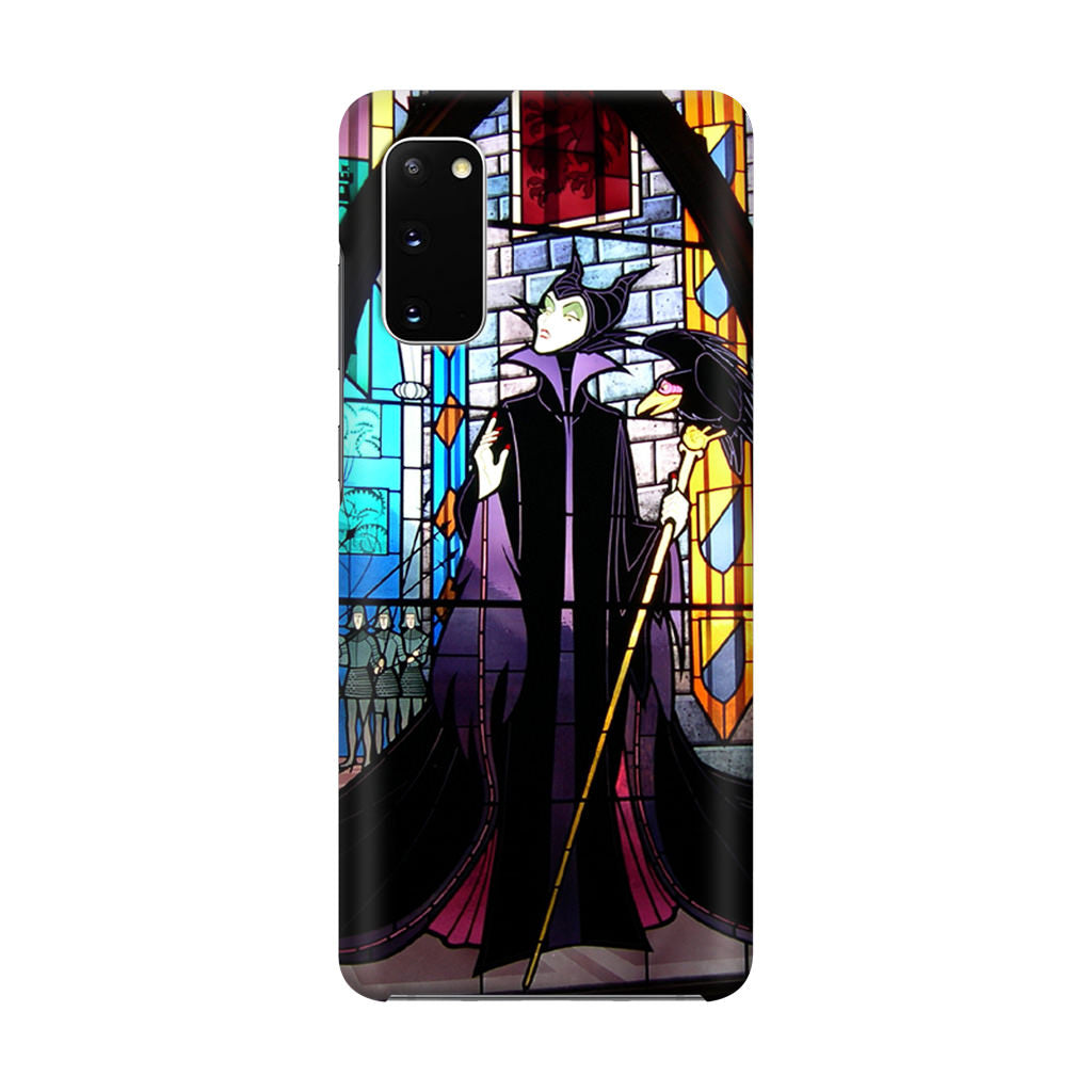 Maleficent Sleeping Beauty Glass Art Galaxy S20 Case