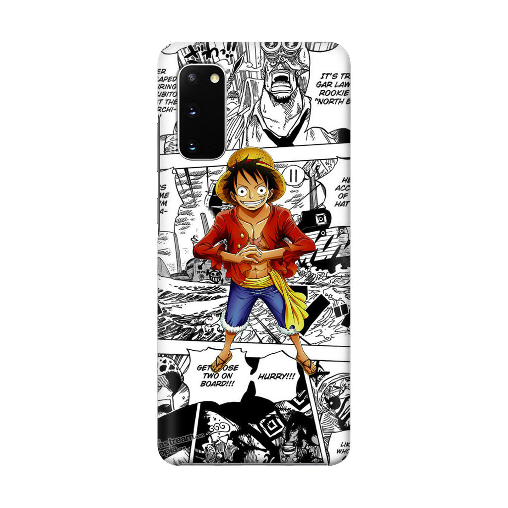 One Piece Luffy Comics Galaxy S20 Case