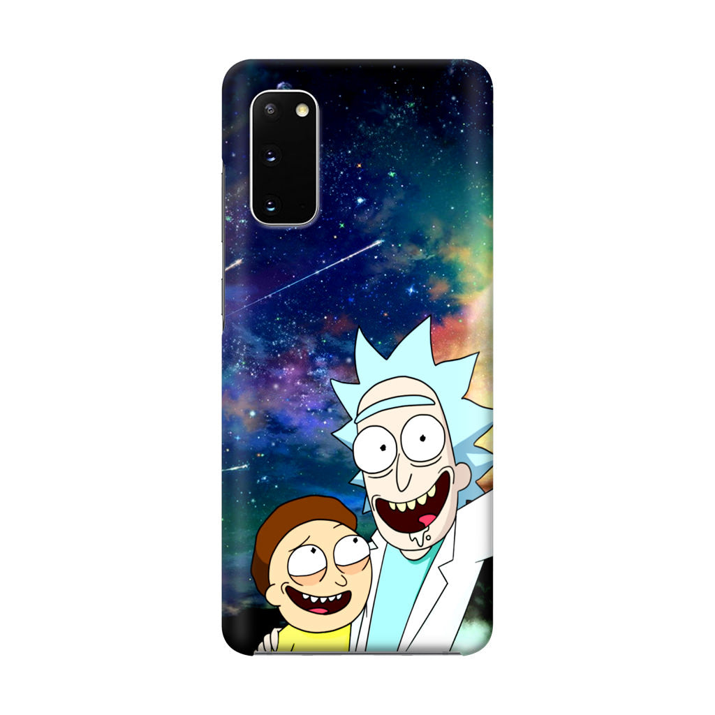 Rick And Morty In The Space Galaxy S20 Case