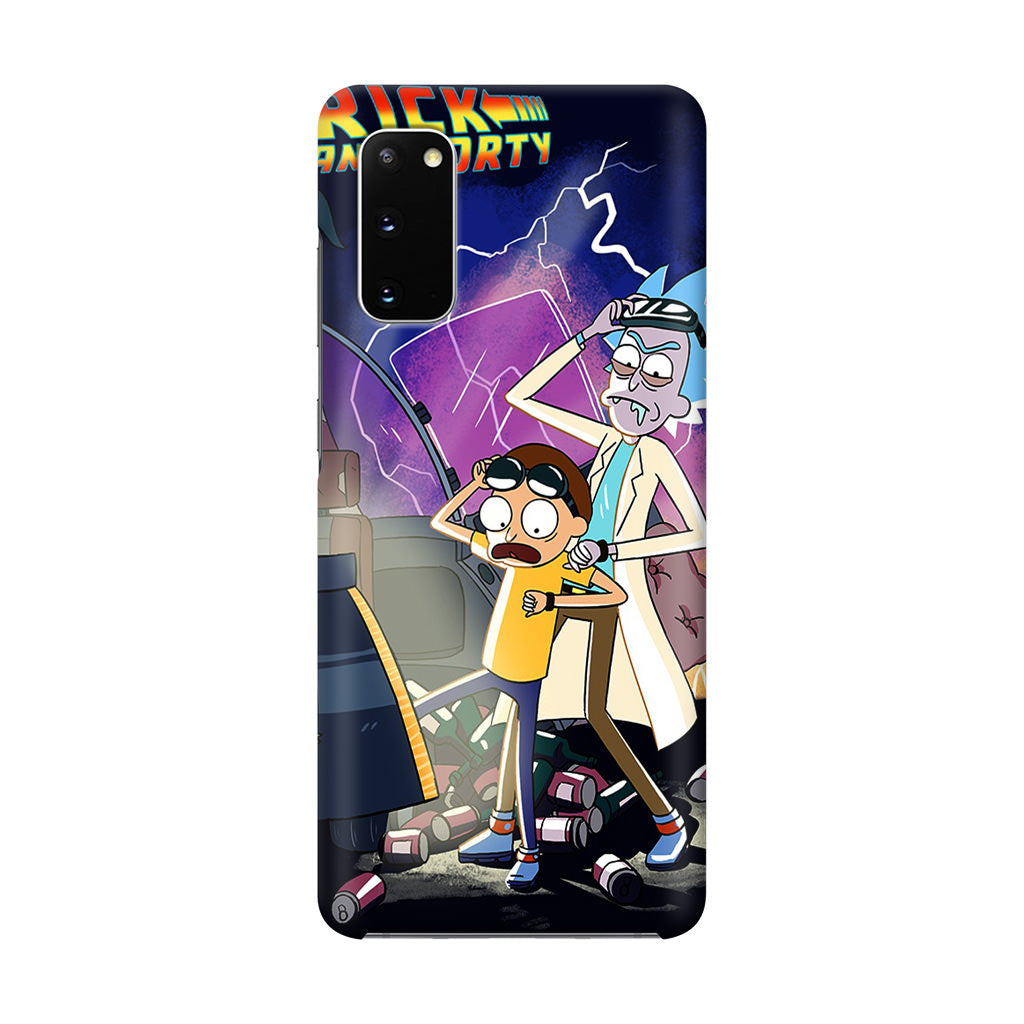 Rick And Morty Back To The Future Galaxy S20 Case