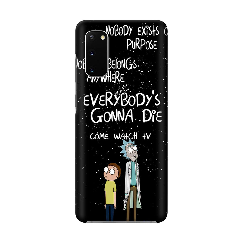 Rick And Morty Quotes Galaxy S20 Case