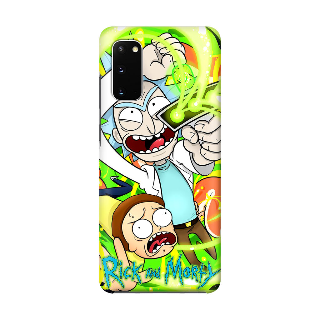 Rick And Morty Shoot Portal Gun Galaxy S20 Case