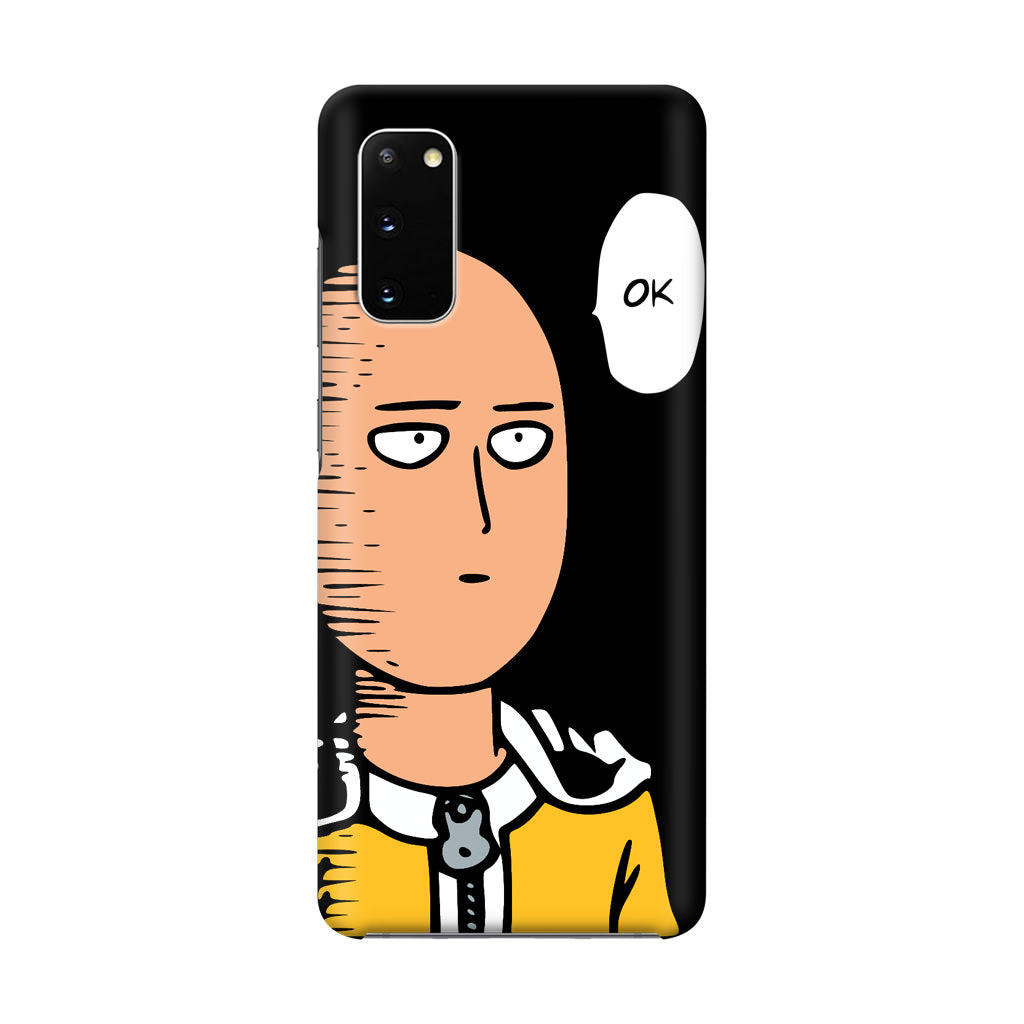 Saitama Poker Face Galaxy S20 Case