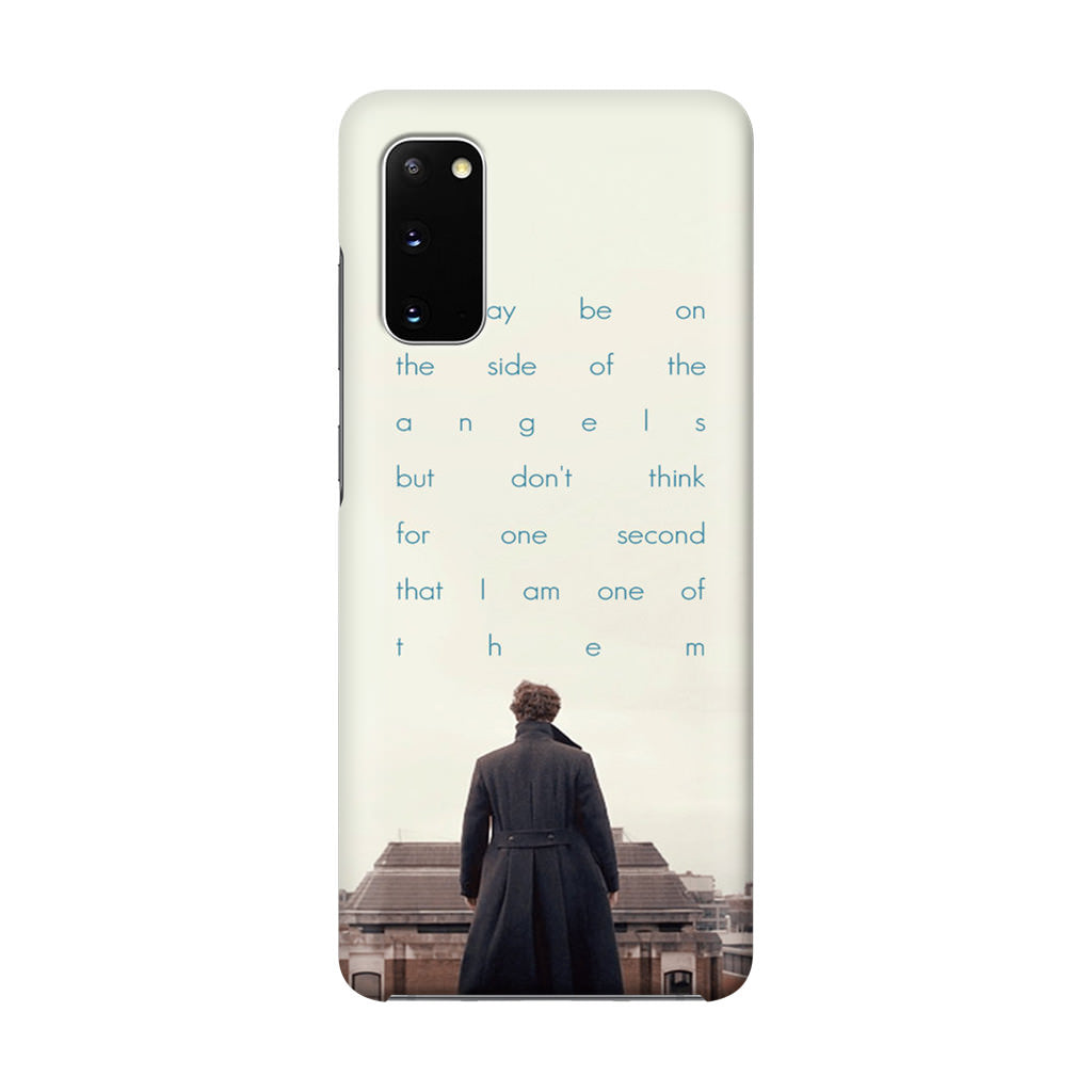 Sherlock Holmes Quote Galaxy S20 Case