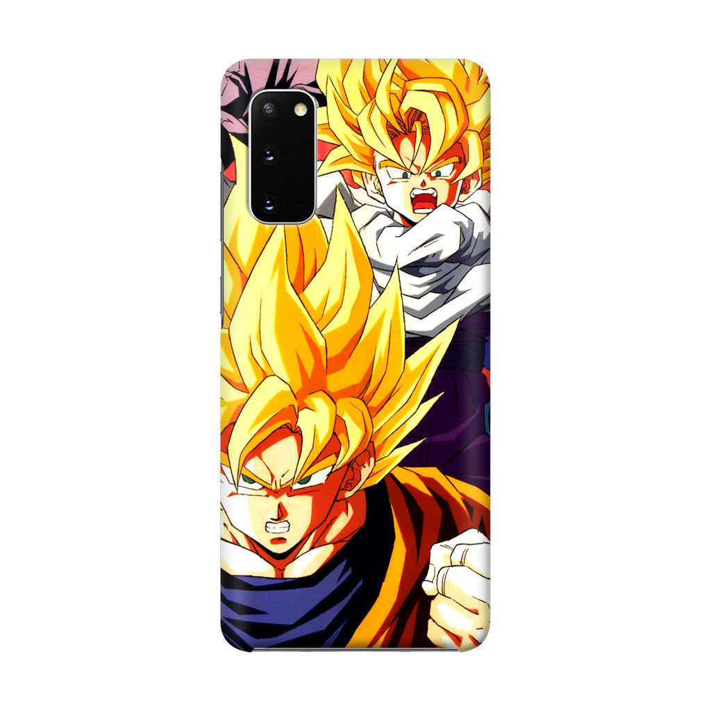 Super Saiyan Goku And Gohan Galaxy S20 Case