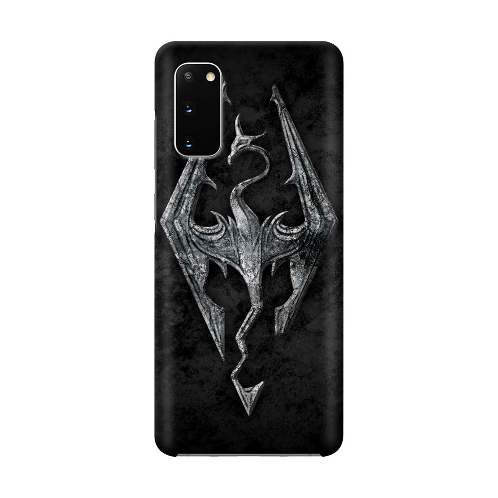 The Elder Scrolls V Skyrim Logo Galaxy S20 Case