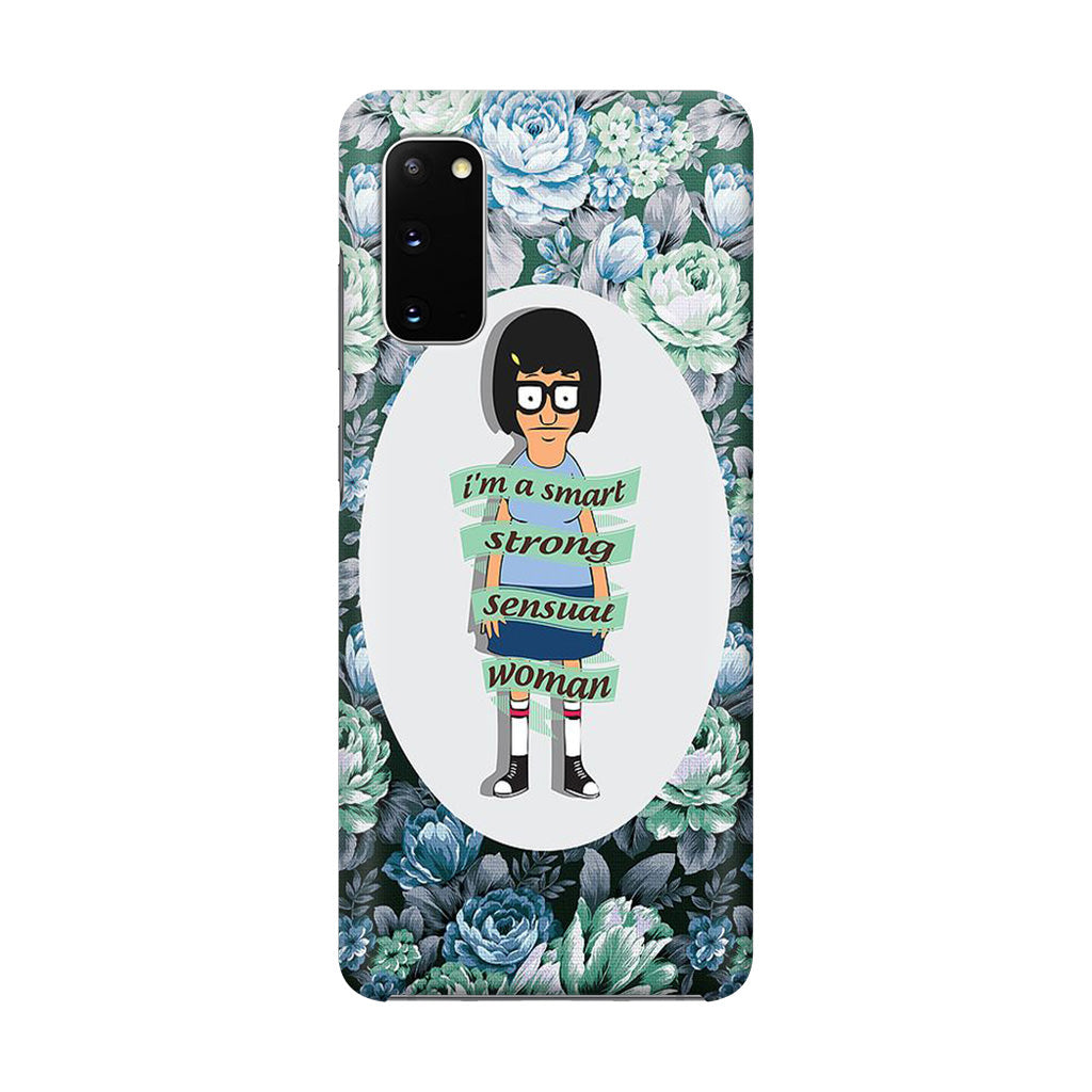 Tina Belcher Flower Woman Quotes Galaxy S20 Case