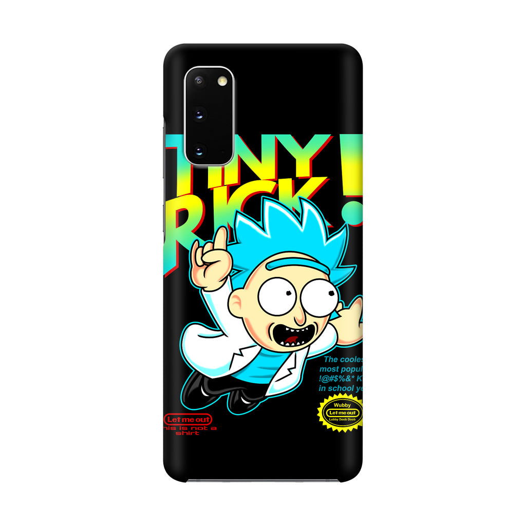 Tiny Rick Let Me Out Galaxy S20 Case