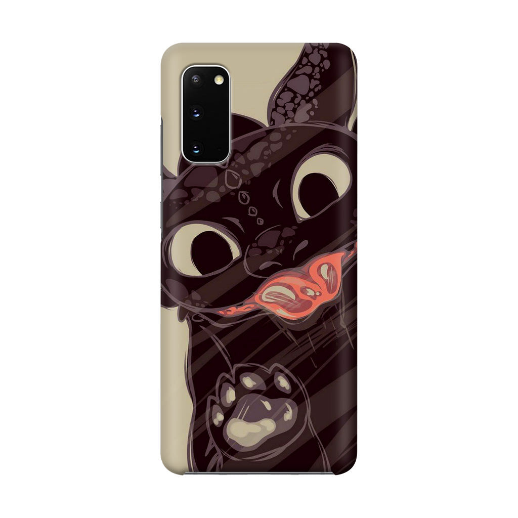 Toothless Dragon Art Galaxy S20 Case