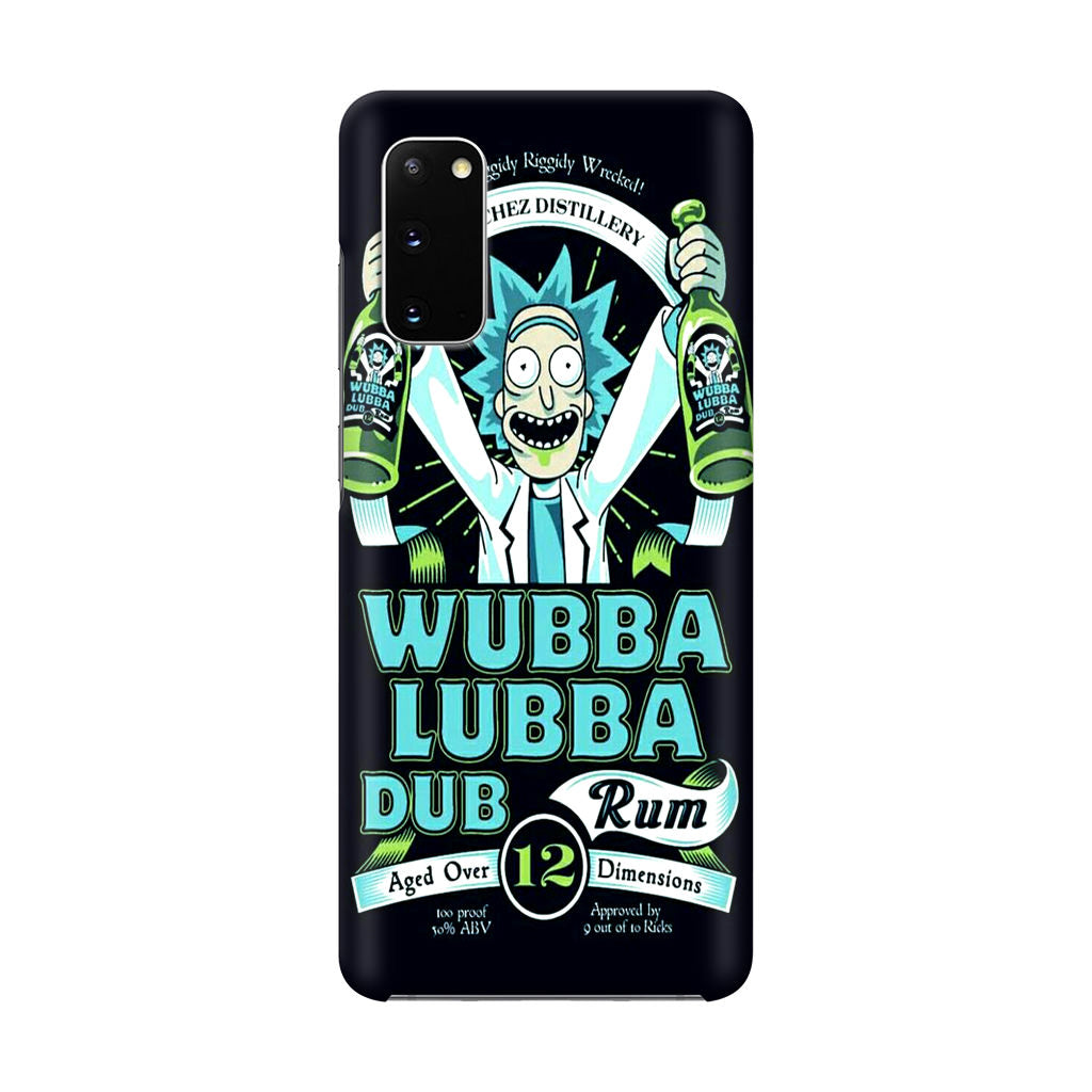 Wubba Lubba Dub Rum Galaxy S20 Case