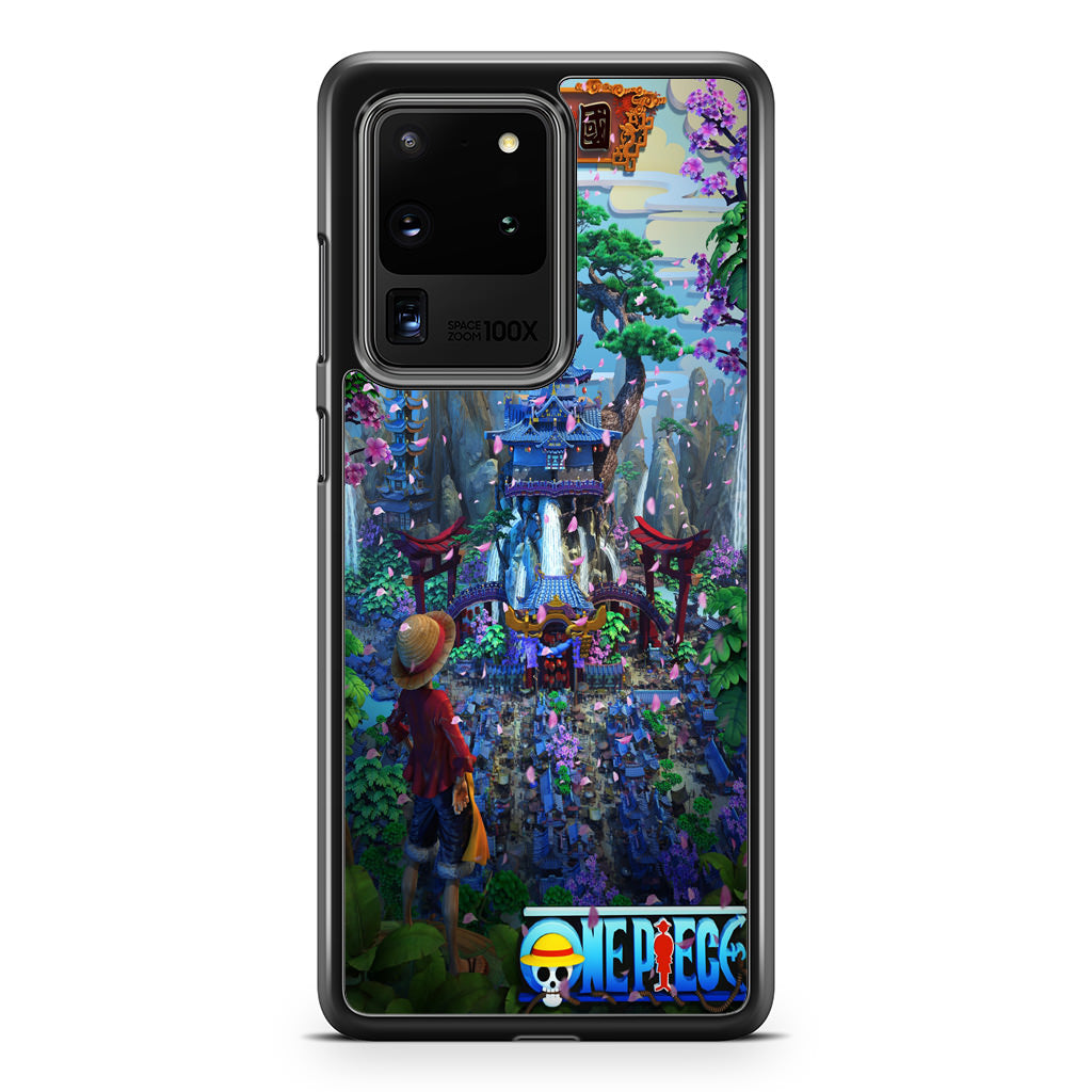 Flower Capital of Wano One Piece Galaxy S20 Ultra Case