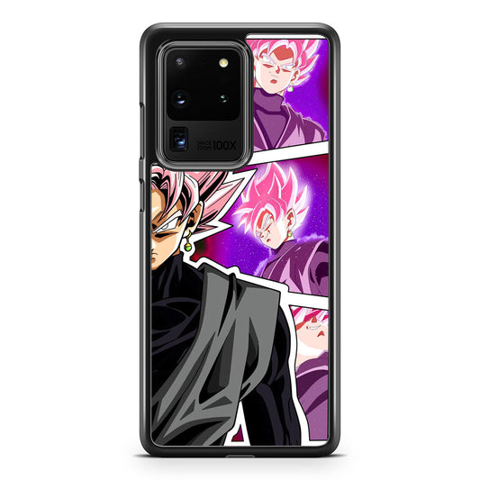 Super Goku Black Rose Collage Galaxy S20 Ultra Case
