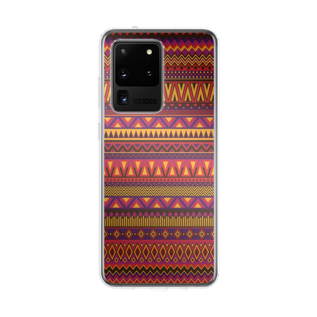 African Aztec Pattern Galaxy S20 Ultra Case