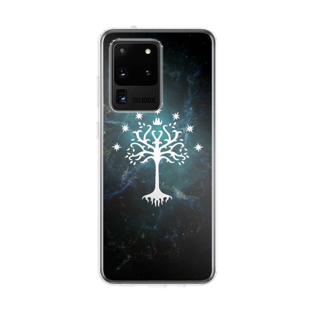 White Tree Of Gondor In Space Nebula Galaxy S20 Ultra Case