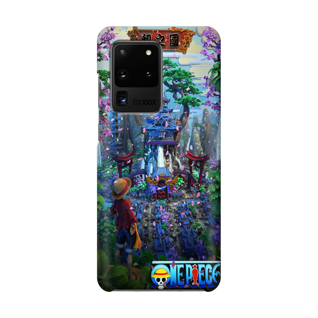 Flower Capital of Wano One Piece Galaxy S20 Ultra Case