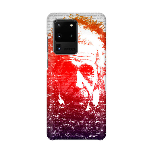 Albert Einstein Art Galaxy S20 Ultra Case