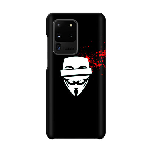 Anonymous Blood Splashes Galaxy S20 Ultra Case