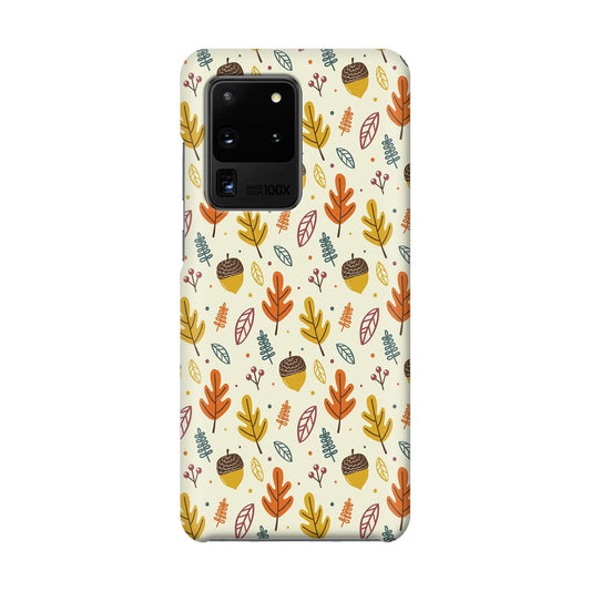Autumn Things Pattern Galaxy S20 Ultra Case