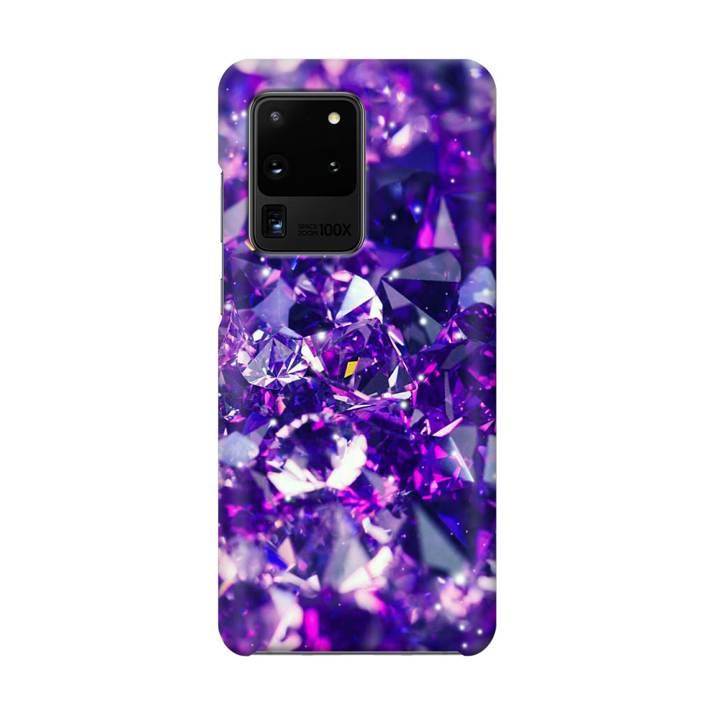 Purple Crystal Galaxy S20 Ultra Case