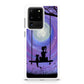 Girl Cat and Moon Galaxy S20 Ultra Case