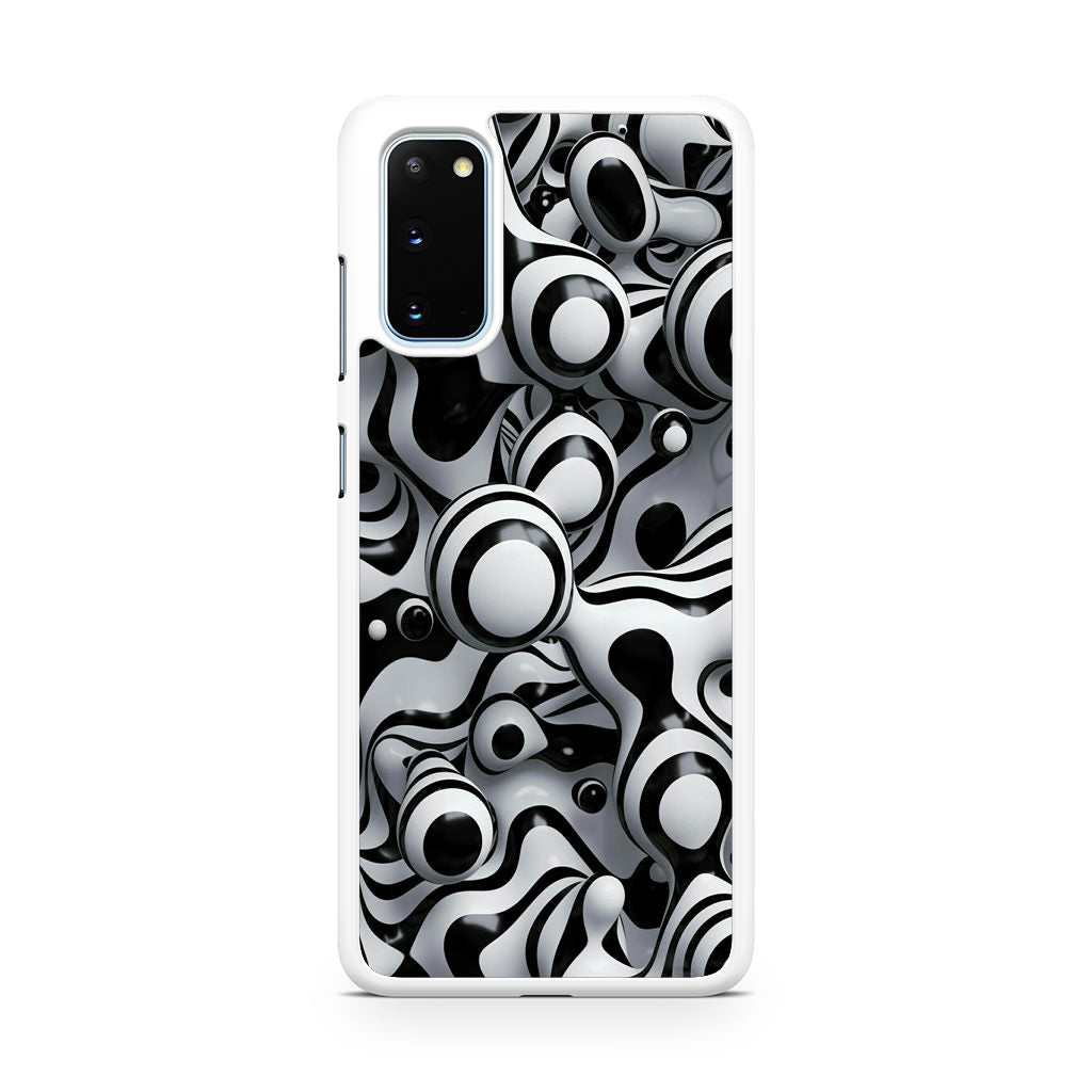 Abstract Art Black White Galaxy S20 Case