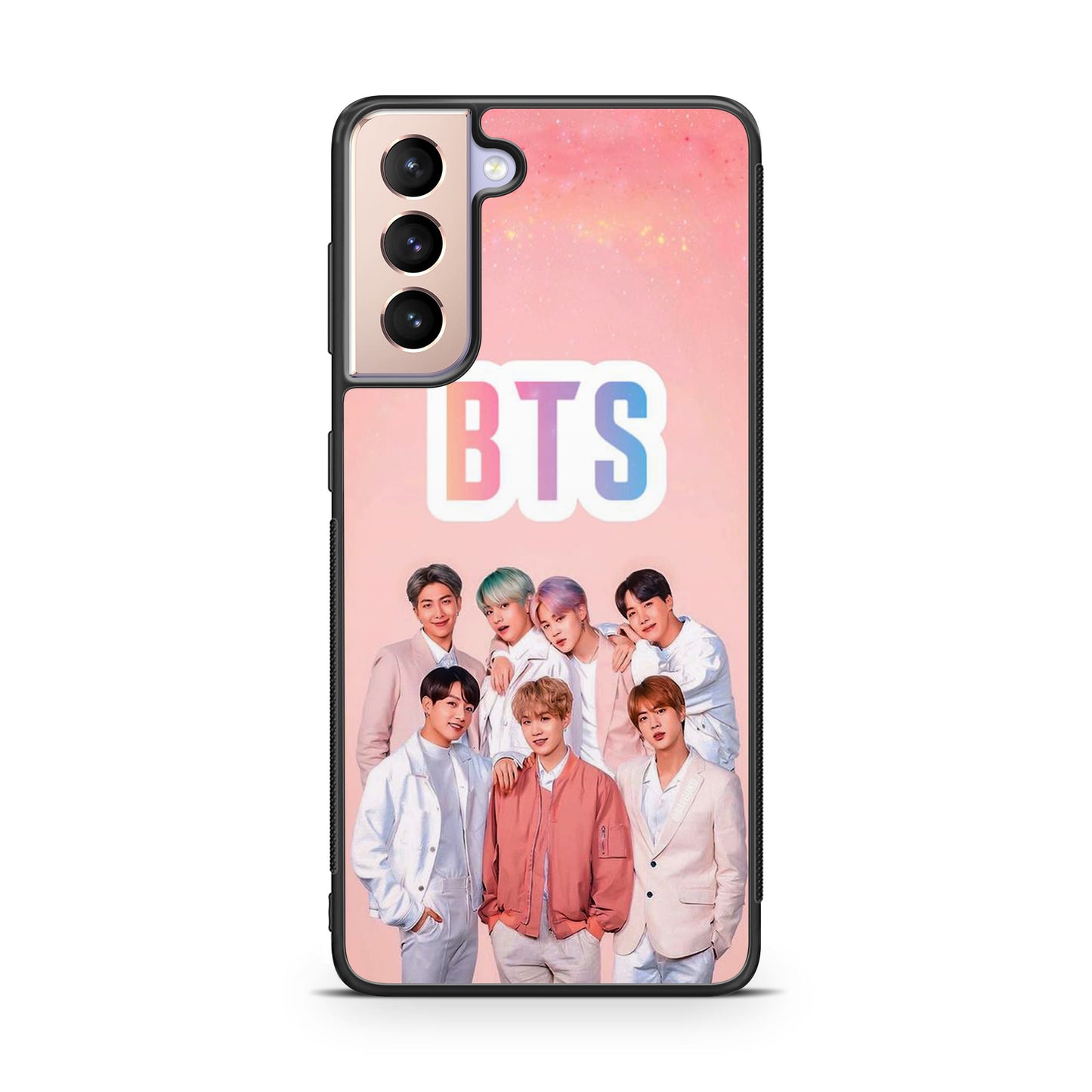 BTS Member in Pink Galaxy S21 / S21 Plus / S21 FE 5G Case