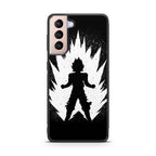 Goku Super Saiyan Black White Galaxy S21 / S21 Plus / S21 FE 5G Case