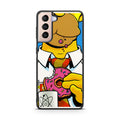 Homer Eats Donut Galaxy S21 / S21 Plus / S21 FE 5G Case