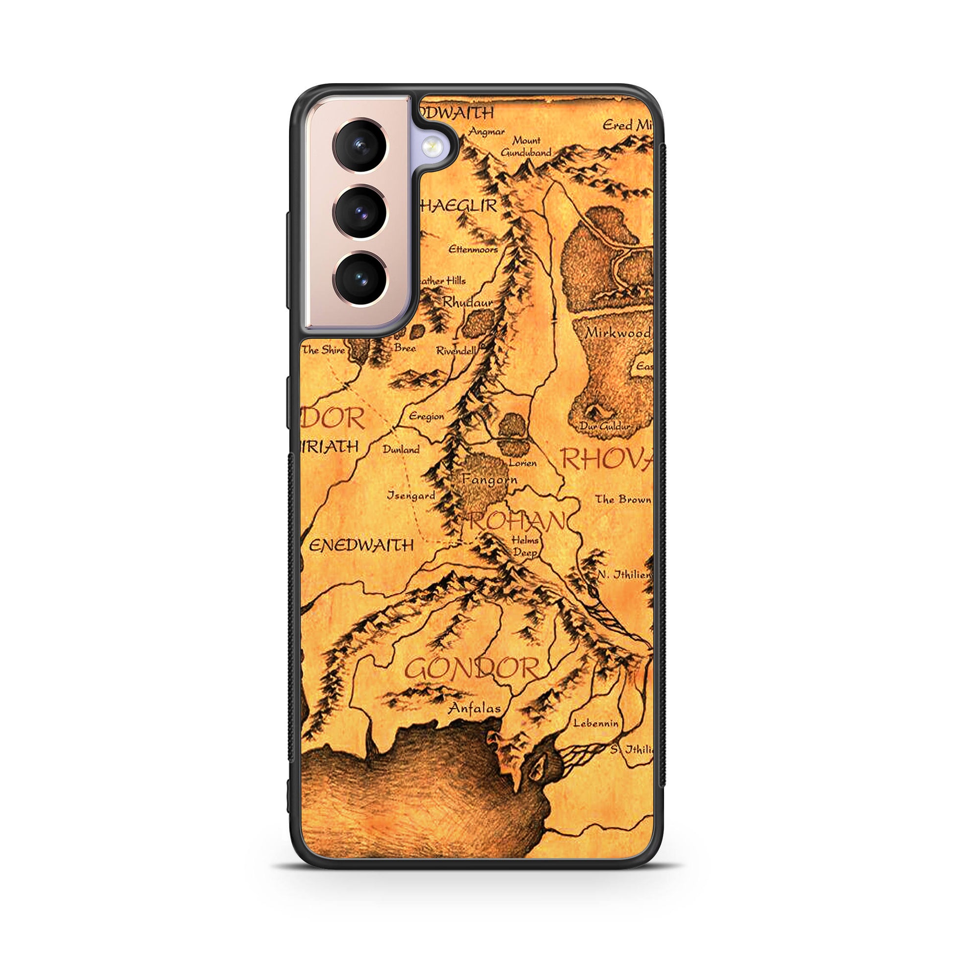 Middle Earth Map Hobbit Galaxy S21 / S21 Plus / S21 FE 5G Case