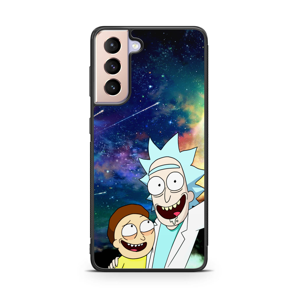 Rick And Morty In The Space Galaxy S21 / S21 Plus / S21 FE 5G Case