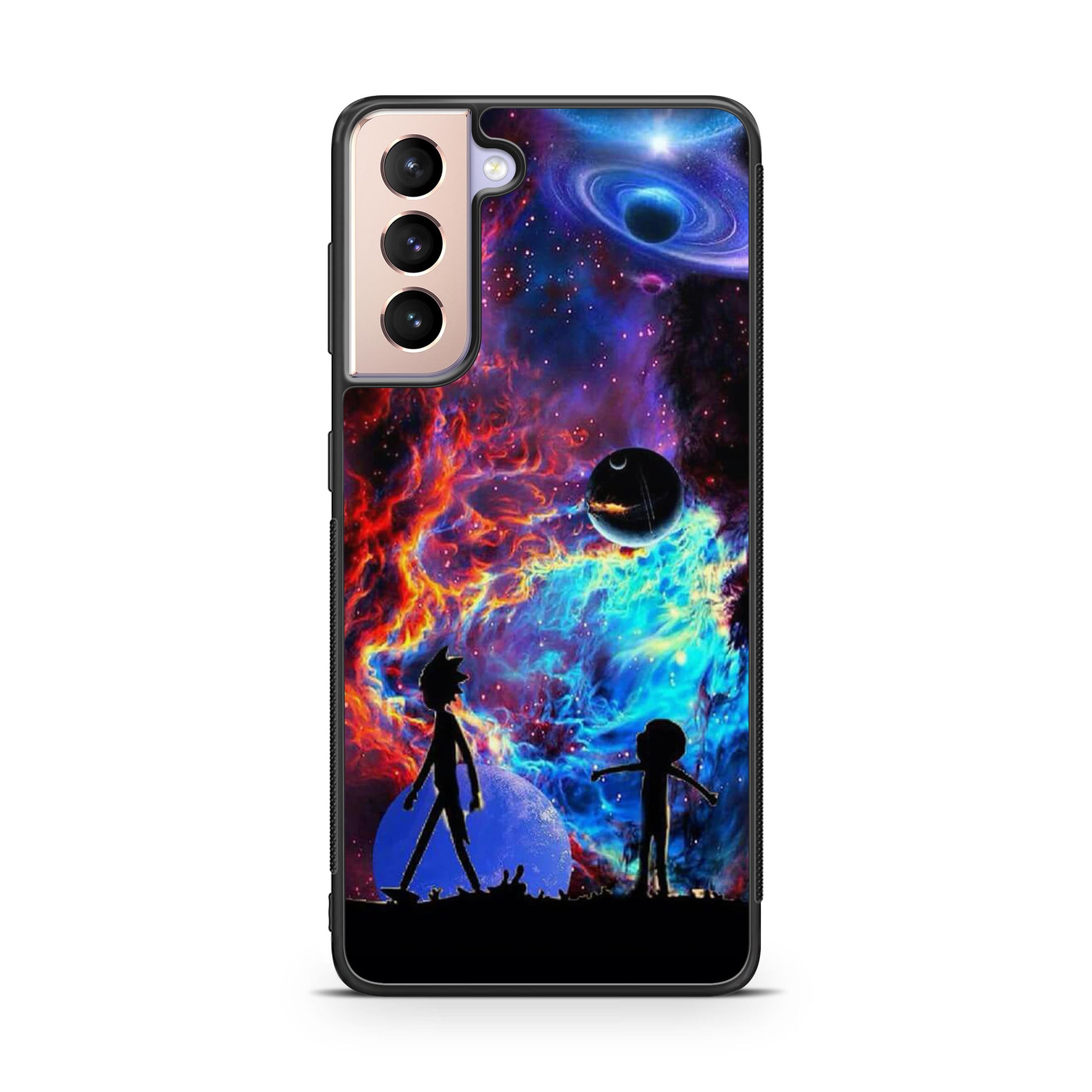 Rick And Morty Flat Galaxy Galaxy S21 / S21 Plus / S21 FE 5G Case