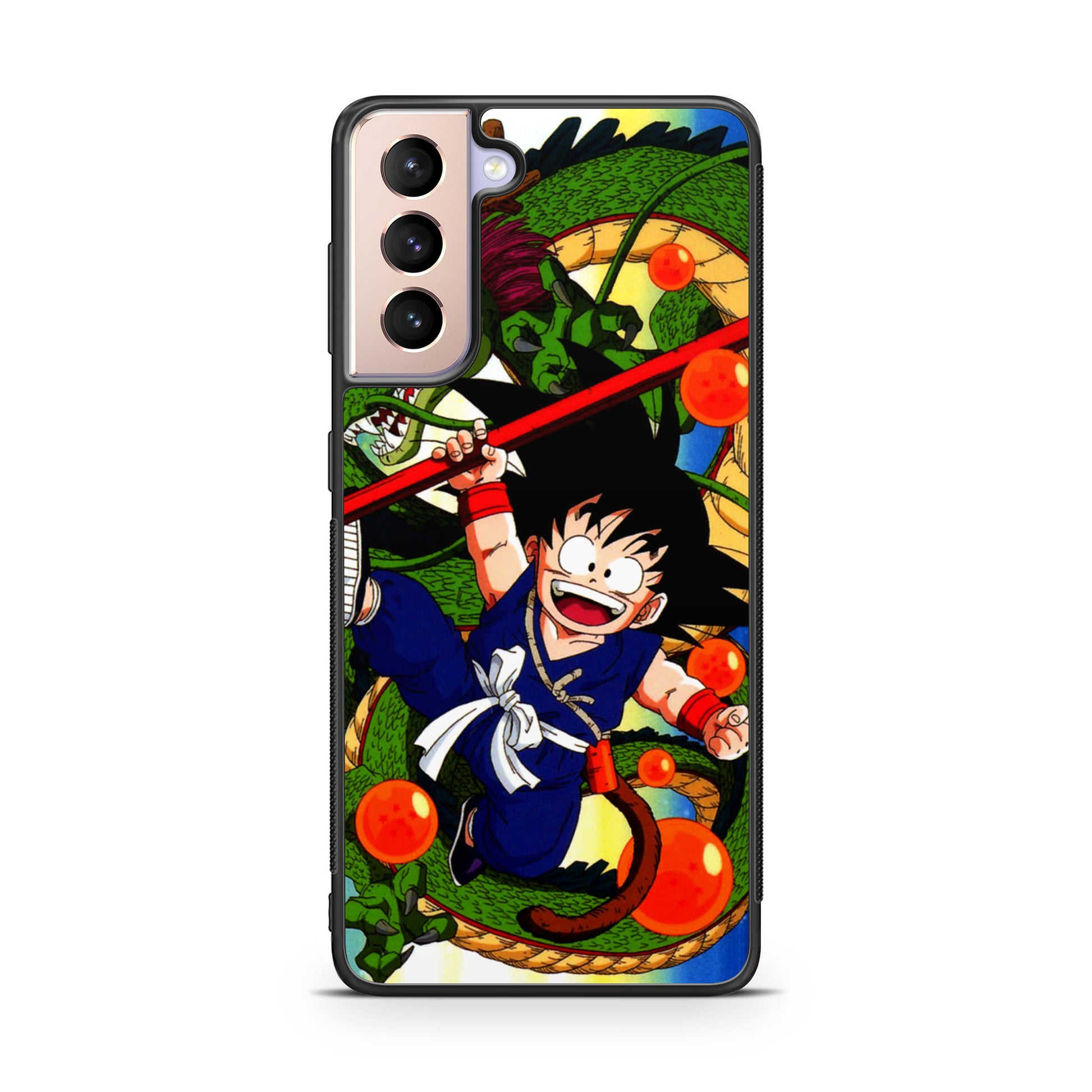 Shenlong And Little Goku Dragon Ball Galaxy S21 / S21 Plus / S21 FE 5G Case