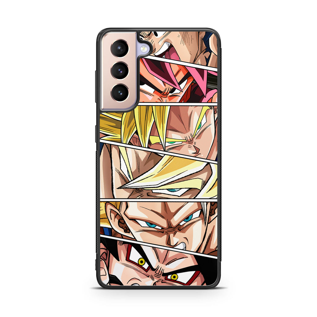Son Goku Forms Galaxy S21 / S21 Plus / S21 FE 5G Case