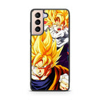 Super Saiyan Goku And Gohan Galaxy S21 / S21 Plus / S21 FE 5G Case