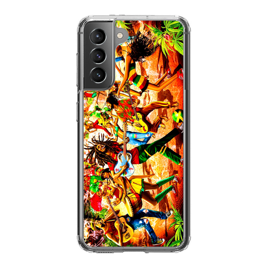 Bob Marley Reggae Galaxy S21 / S21 Plus / S21 FE 5G Case